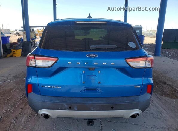 1FMCU0DZ6MUA26378 2021 FORD ESCAPE Синий Вид сзади