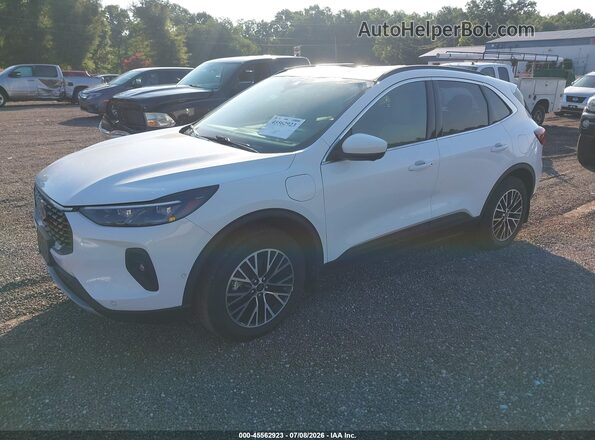1FMCU0E12PUA75929 2023 FORD ESCAPE White წინა მარცხენა ხედი სამი მეოთხედიდან