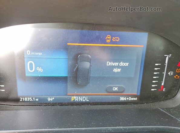 1FMCU0E1XRUB24507 2024 FORD ESCAPE Черный Вид щитка приборов