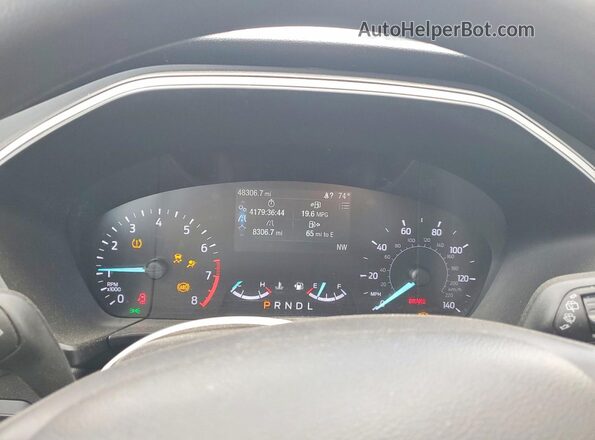 1FMCU0F62LUC31326 2020 FORD ESCAPE White Instrument cluster view