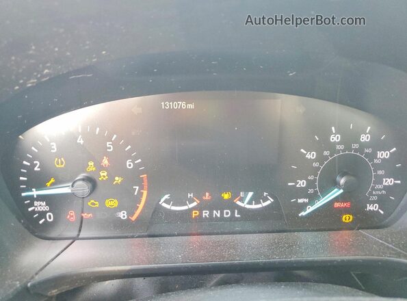 1FMCU0F63LUB67734 2020 FORD ESCAPE White ხელსაწყოთა პანელის ხედი