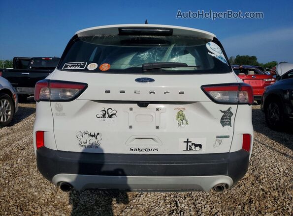1FMCU0F63LUB67734 2020 FORD ESCAPE White უკანა ხედი