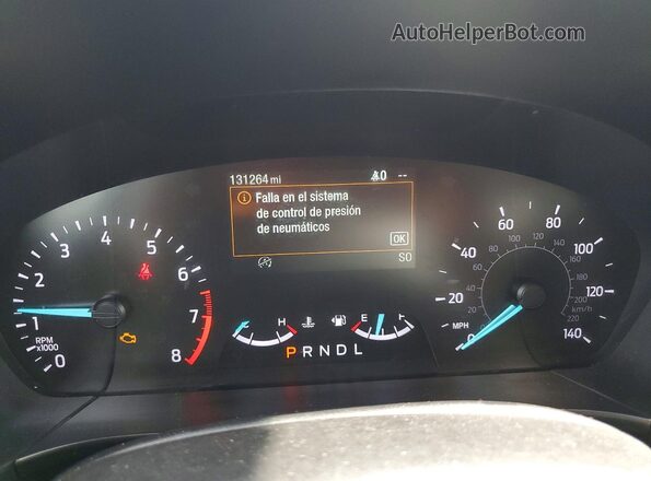 1FMCU0F65LUB56248 2020 FORD ESCAPE White Instrument cluster view