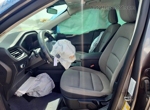1FMCU0F65MUA47032 2021 FORD ESCAPE Gray Front interior view