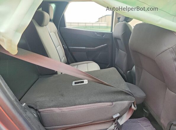 1FMCU0F65MUA47032 2021 FORD ESCAPE Gray Rear seats view
