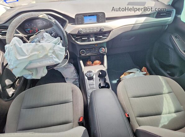 1FMCU0F65MUA47032 2021 FORD ESCAPE Gray Dashboard view