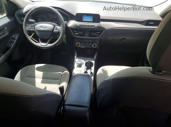 1FMCU0F65NUA32242 2022 FORD ESCAPE Blue Widok deski rozdzielczej