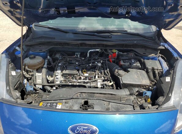 1FMCU0F65NUA32242 2022 FORD ESCAPE Blue Widok komory silnika