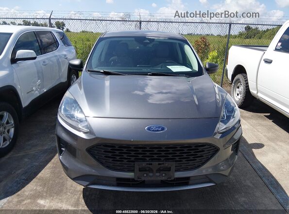 1FMCU0F66MUA82307 2021 FORD ESCAPE Gray Widok z przodu