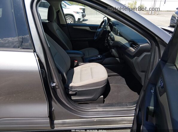 1FMCU0F66MUA82307 2021 FORD ESCAPE Gray Widok wnętrza z przodu