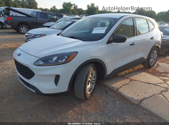 1FMCU0F68LUA68021 2020 FORD ESCAPE White Передня ліва чверть