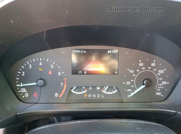 1FMCU0F68MUA45520 2021 FORD ESCAPE Черный Вид щитка приборов