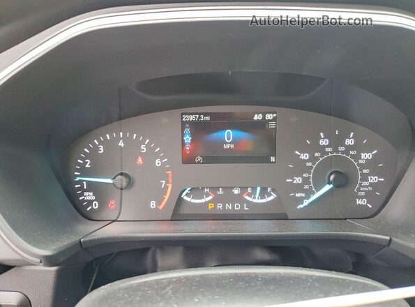 1FMCU0F68NUB13008 2022 FORD ESCAPE White ხელსაწყოთა პანელის ხედი