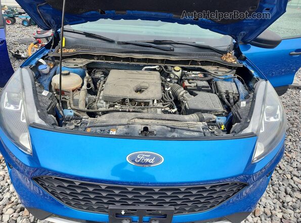 1FMCU0F69LUC24891 2020 FORD ESCAPE Blue Widok wnętrza z tyłu
