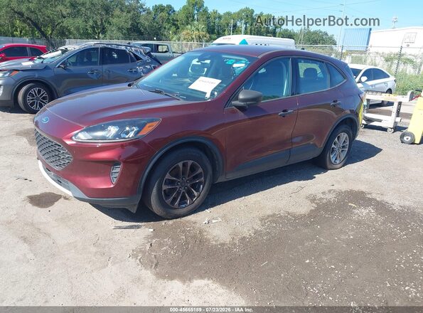 1FMCU0F69MUA27740 2021 FORD ESCAPE Burgundy Front left