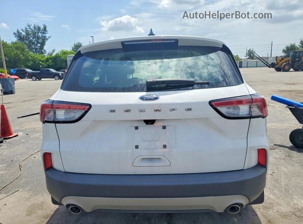 1FMCU0F69NUA84666 2022 FORD ESCAPE White Вид ззаду