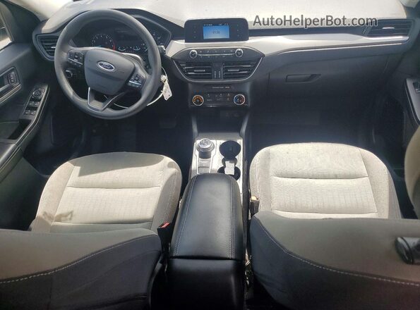 1FMCU0F69NUA84666 2022 FORD ESCAPE White Вид панелі приладів