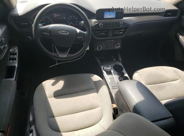 1FMCU0F6XLUC06660 2020 FORD ESCAPE Black Widok deski rozdzielczej