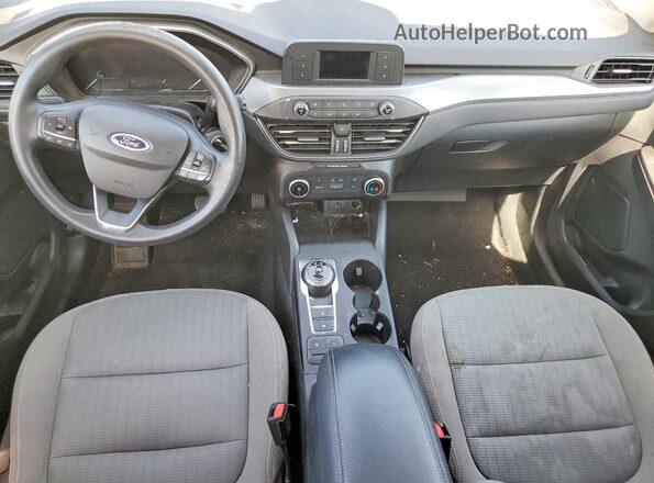 1FMCU0F6XLUC37617 2020 FORD ESCAPE Черный Вид панели приборов