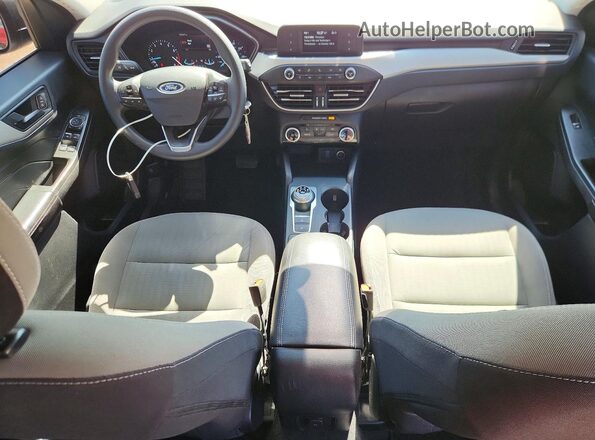 1FMCU0F6XMUA98123 2021 FORD ESCAPE White Вид панелі приладів
