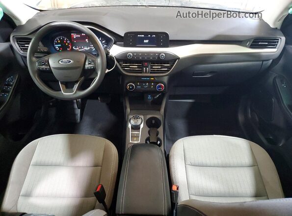1FMCU0F6XNUA36240 2022 FORD ESCAPE Gray Widok deski rozdzielczej
