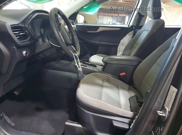 1FMCU0F6XNUA36240 2022 FORD ESCAPE Gray Widok wnętrza z przodu