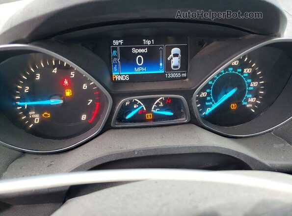 1FMCU0F70GUB34365 2016 FORD ESCAPE Silver Widok zestawu wskaźników