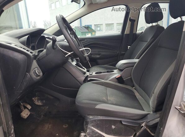 1FMCU0F70GUB34365 2016 FORD ESCAPE Silver Widok wnętrza z przodu