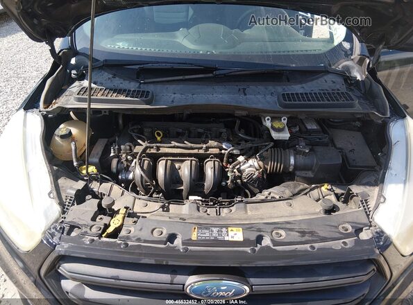 1FMCU0F70HUA19346 2017 FORD ESCAPE Black უკანა ხედი