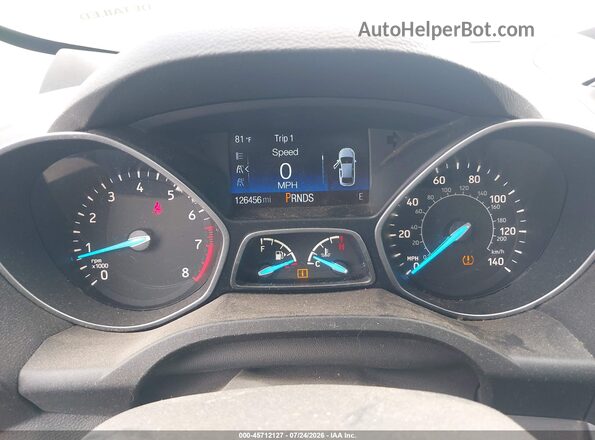 1FMCU0F70HUA99084 2017 FORD ESCAPE Gray Widok tylnych siedzeń