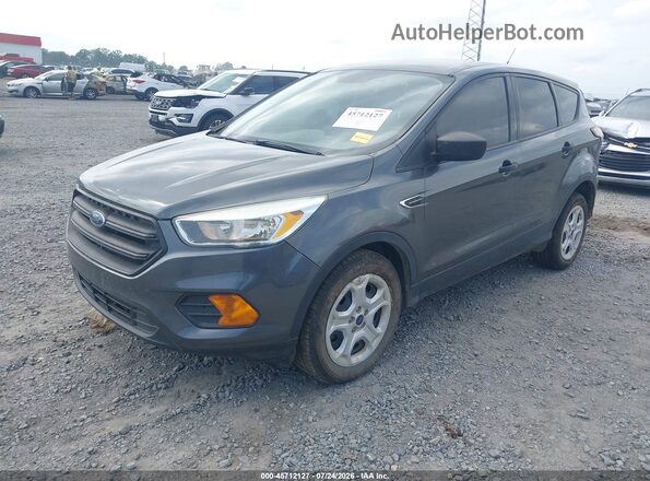 1FMCU0F70HUA99084 2017 FORD ESCAPE Gray Przód lewy