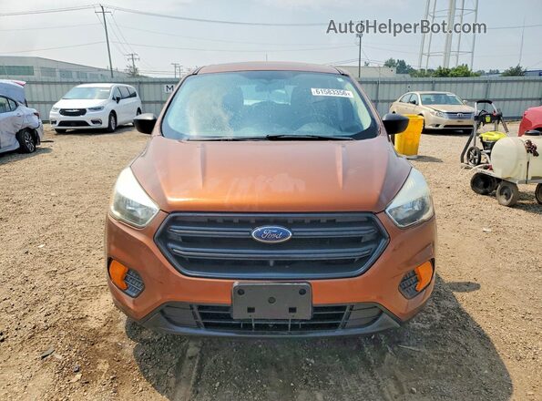 1FMCU0F70HUB97497 2017 FORD ESCAPE Orange Front view