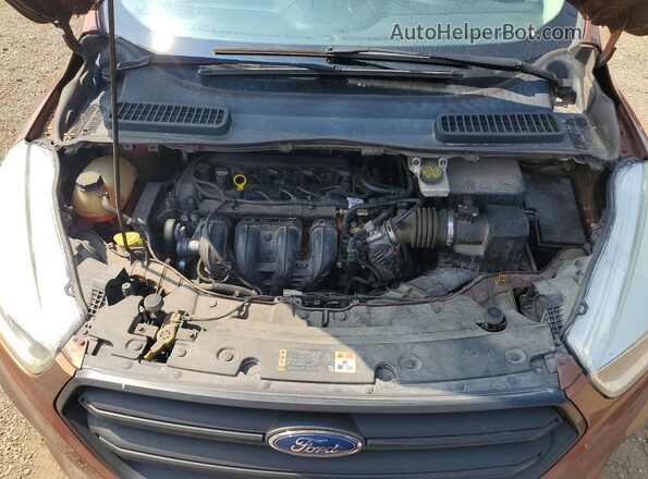 1FMCU0F70HUB97497 2017 FORD ESCAPE Orange Rear interior view