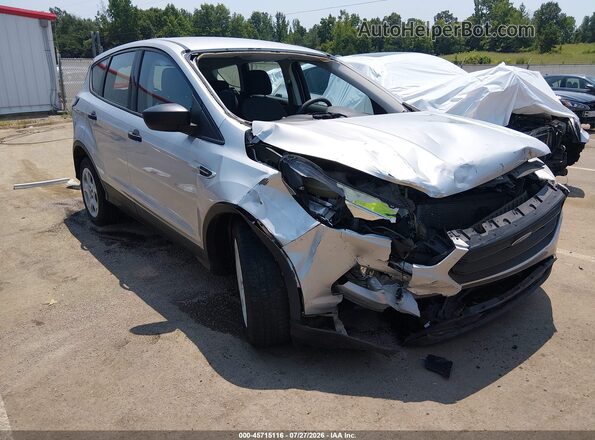 1FMCU0F70HUD81421 2017 FORD ESCAPE Silver Front view
