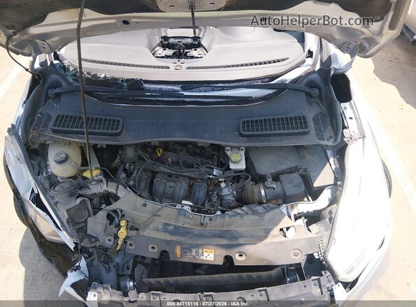 1FMCU0F70HUD81421 2017 FORD ESCAPE Silver Rear view