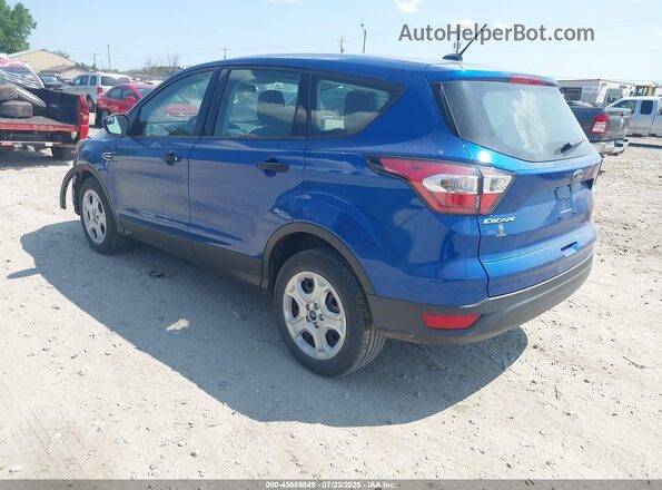 1FMCU0F70JUA18252 2018 FORD ESCAPE Синий Задняя левая четверть