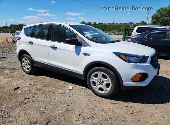 1FMCU0F70JUC62869 2018 FORD ESCAPE Белый Передняя правая четверть