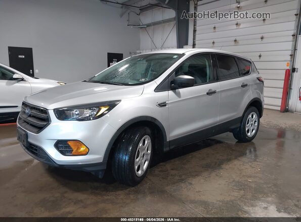1FMCU0F70JUD08443 2018 FORD ESCAPE Gray Front view