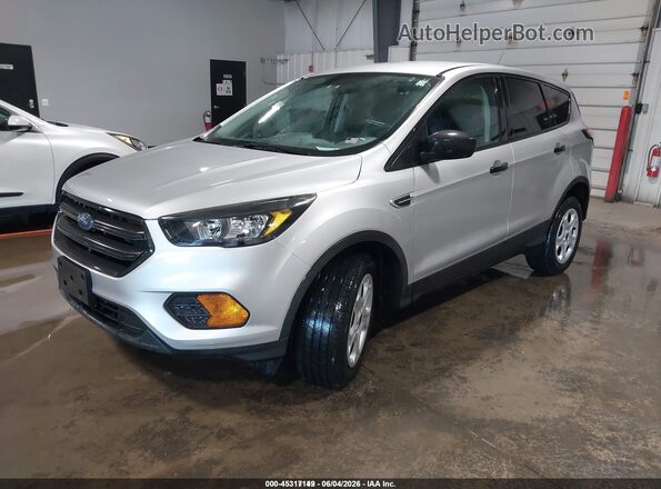1FMCU0F70JUD08443 2018 FORD ESCAPE Gray Front left