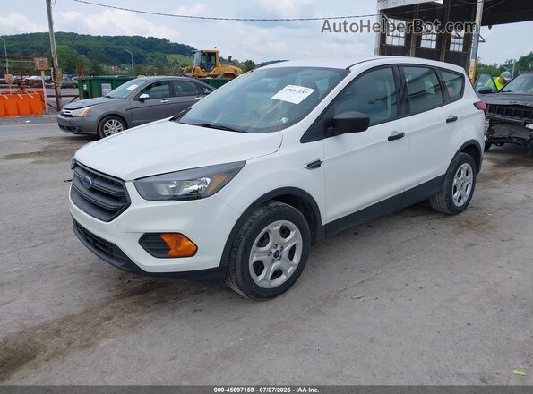 1FMCU0F70KUA76055 2019 FORD ESCAPE White Առջևի ձախ երեք քառորդ տեսարան