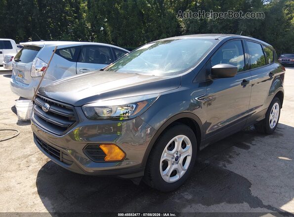 1FMCU0F70KUB02492 2019 FORD ESCAPE Серый Передняя левая четверть