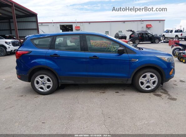 1FMCU0F70KUB86118 2019 FORD ESCAPE Blue Вид задньої частини салону