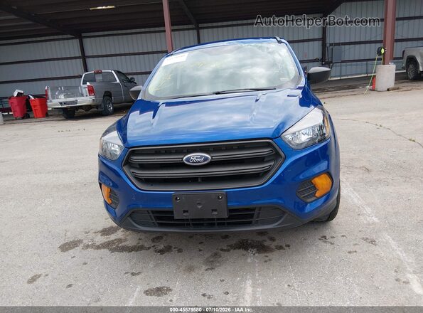 1FMCU0F70KUB86118 2019 FORD ESCAPE Blue Вид щитка приладів