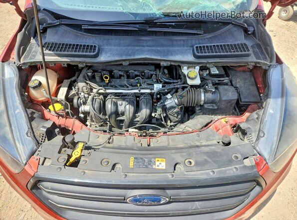 1FMCU0F70KUB94719 2019 FORD ESCAPE Orange Widok komory silnika