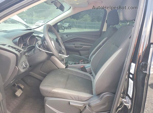 1FMCU0F71GUC50478 2016 FORD ESCAPE Black Front interior view