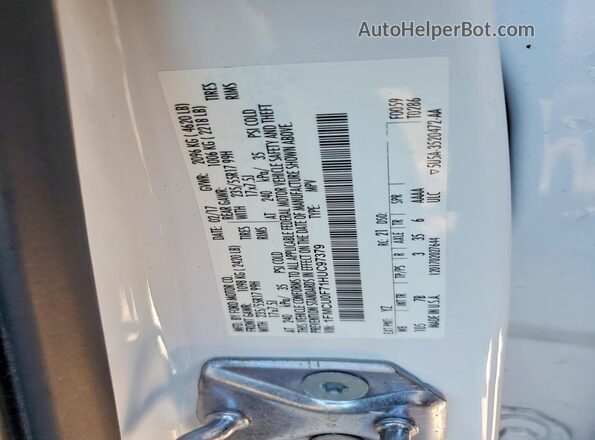 1FMCU0F71HUC97379 2017 FORD ESCAPE White ძრავის განყოფილების ხედი