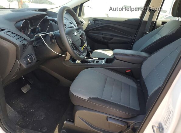 1FMCU0F71HUC97379 2017 FORD ESCAPE White წინა სალონის ხედი