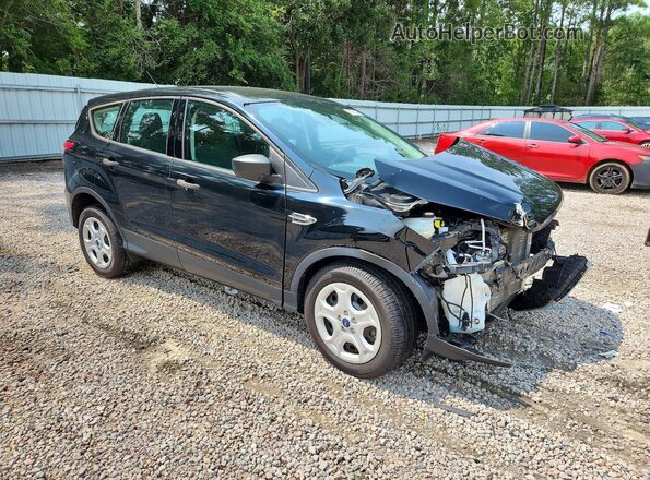 1FMCU0F71HUD15329 2017 FORD ESCAPE Black Front right