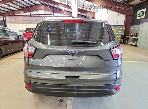 1FMCU0F71HUD35046 2017 FORD ESCAPE Gray Вид ззаду