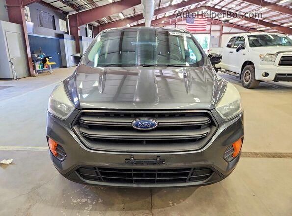 1FMCU0F71HUD35046 2017 FORD ESCAPE Gray Вид спереду